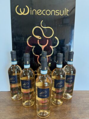 Mabis Biscardo, UVAM Blush, Pinot Grigio D. Venezie, 2018, 12% . En kasse med 6 fl.